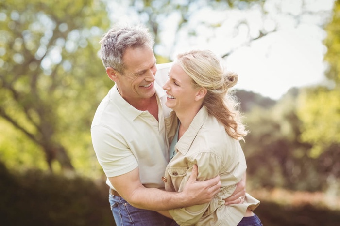 cute senior couple