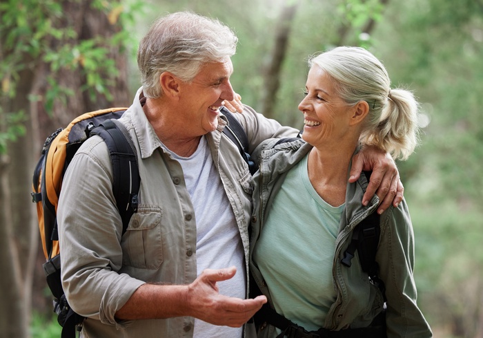Two single people in their 50s who enjoy hiking in West Virginia