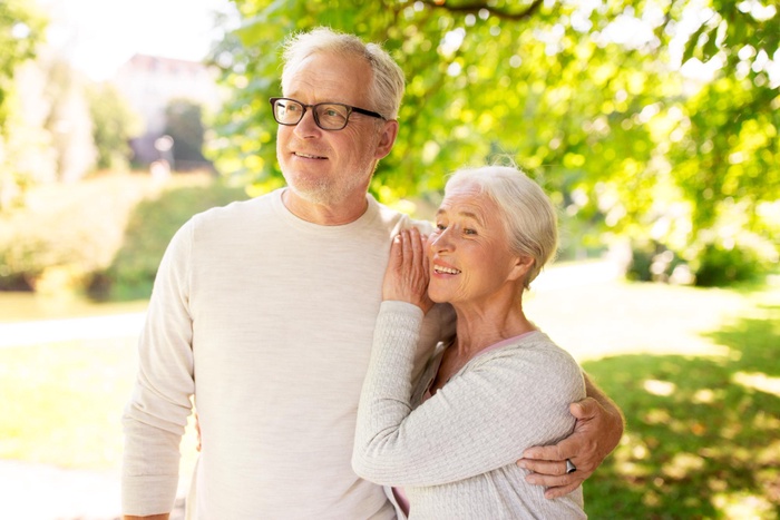senior couple in Modesto