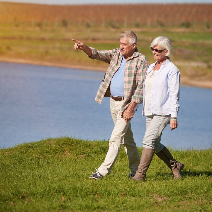 Two senior singles are dating in Wisconsin.
